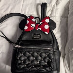 Loungefly Black Backpack Minnie Mouse - Disney